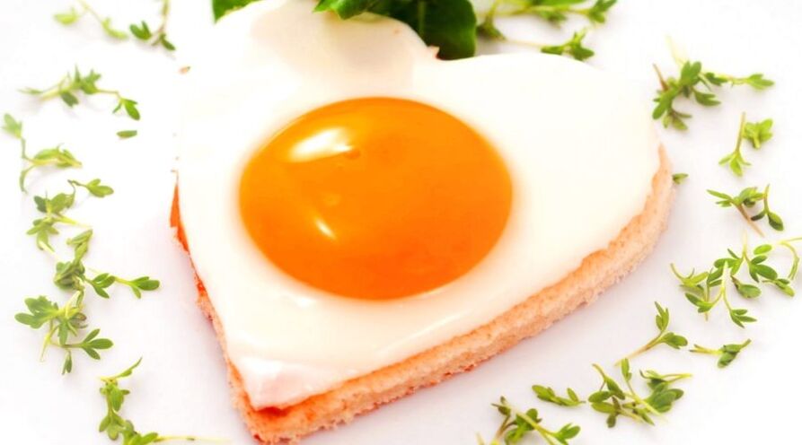 Os ovos son un alimento básico da clásica dieta Maggi. 