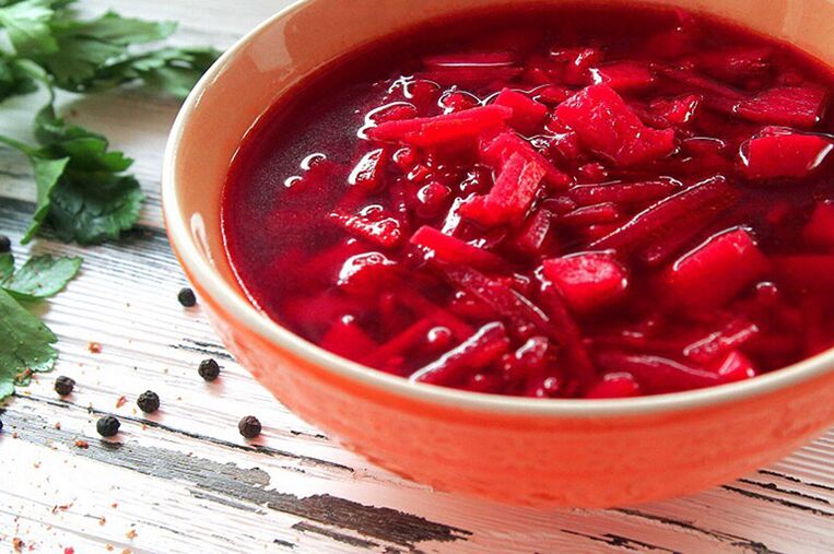 Borsch vexetariano